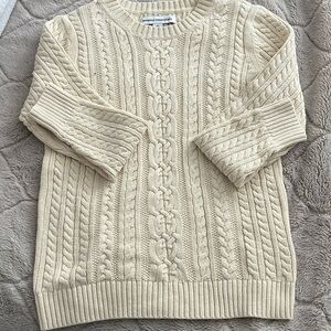 Amazon Essentials Cable Knit Sweater in Cream